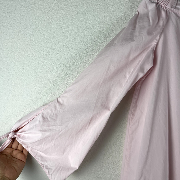 Free People Show Some Shoulder Top Womens Small Pink Blouse Off The Shoulder - Picture 5 of 11